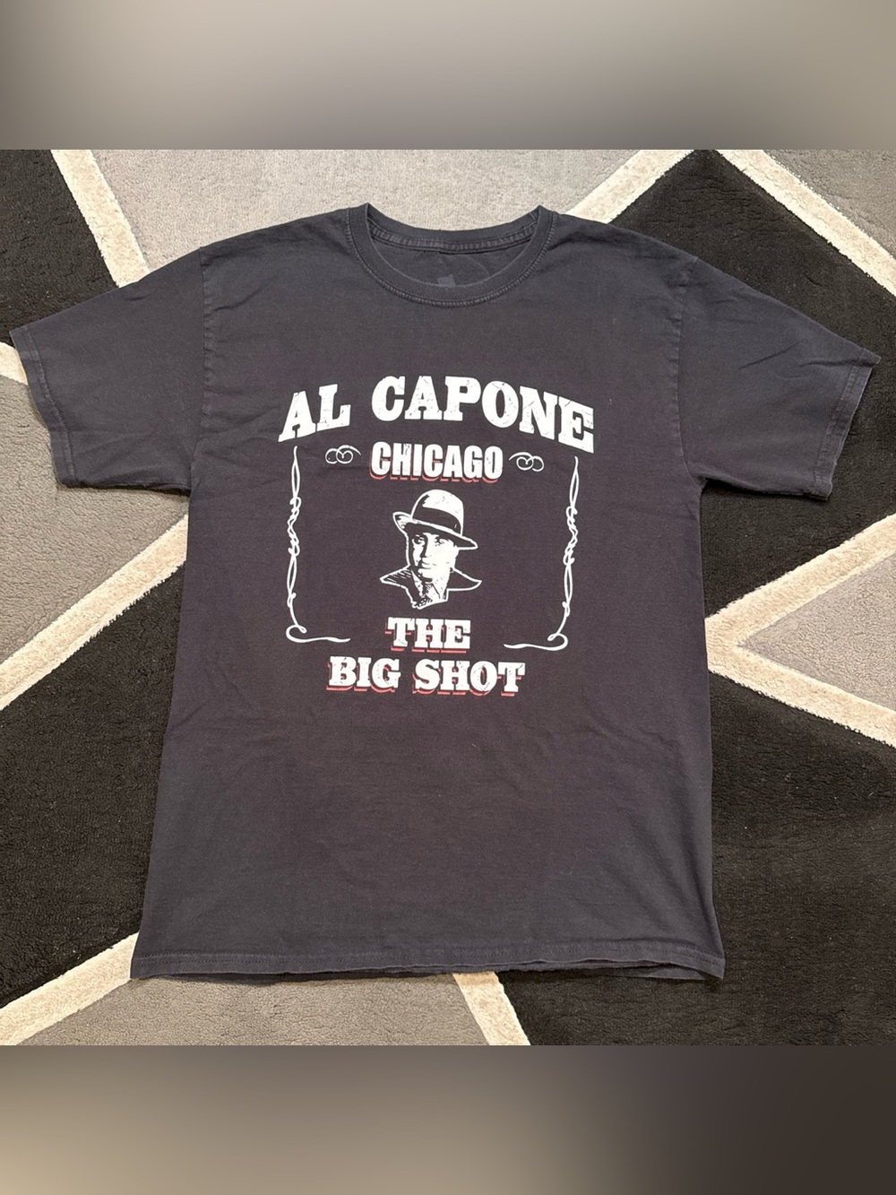 Y2K Al Capone Chicago Graphic T-Shirt